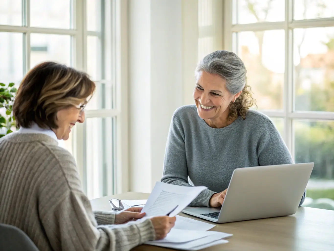 A homeowner receiving assistance with mortgage payments, showcasing CashHomeBuyers' commitment to providing financial support during probate.